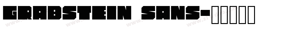 Grabstein Sans字体转换